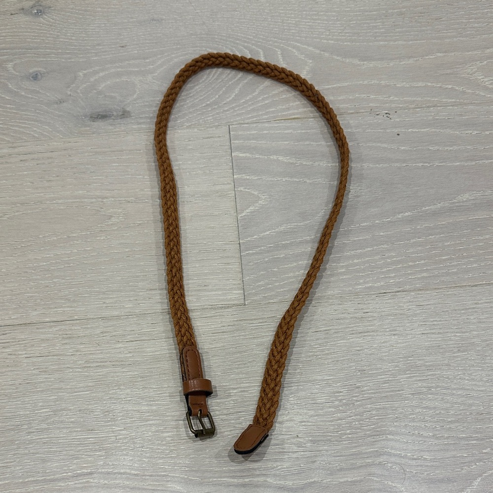 Braided Tan Belt for Women